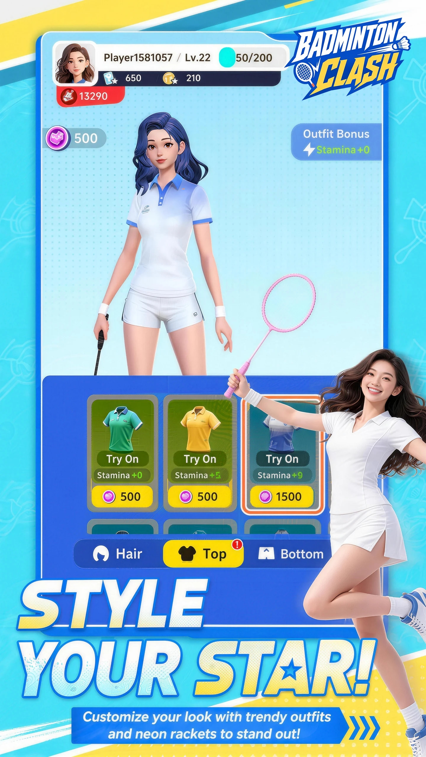 Badminton Clash screenshot