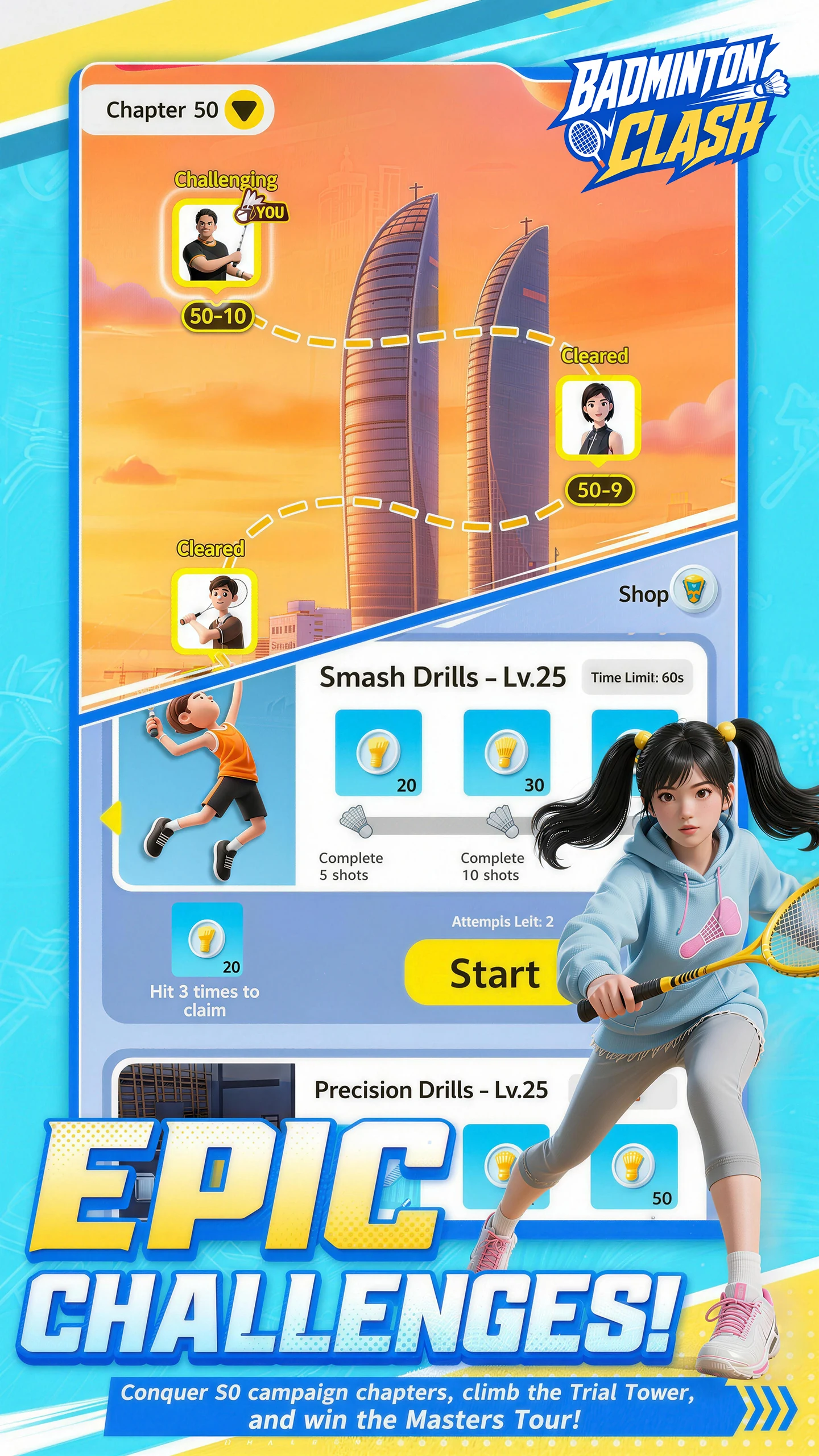 Badminton Clash screenshot